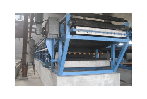 Vacuum belt filter structure Vacuum belt filter structure